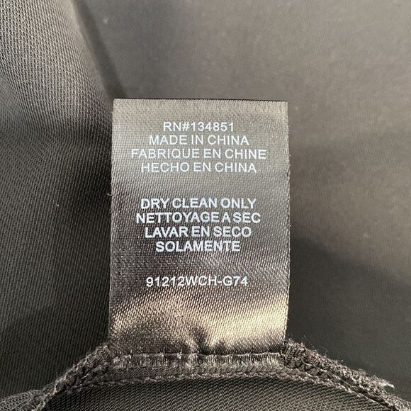 WAYF Arabella Black Side Cutout Sleeveless Scoop Neck With Side Slit Dress - Picture 14 of 16